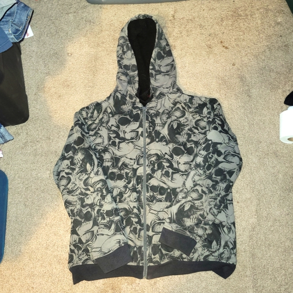 MMA Elite Skull AOP Hoodie Large